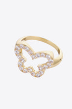 Load image into Gallery viewer, Rhinestone Butterfly-Shaped Ring
