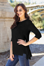 Load image into Gallery viewer, Basic Bae Full Size Round Neck Pocketed T-Shirt