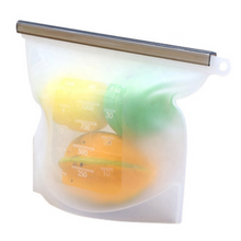 Load image into Gallery viewer, Small REUSABLE Silicone Food Storage Bags ~ Reduce Waste