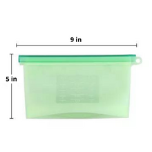 Load image into Gallery viewer, Small REUSABLE Silicone Food Storage Bags ~ Reduce Waste