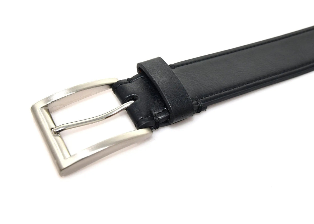 LACONA SUPPLY | VEGAN Leather Stretch Belt in Black
