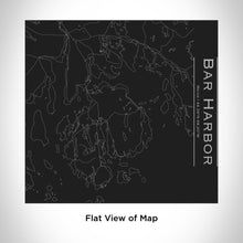Load image into Gallery viewer, BAR HARBOR Maine Map Tumbler in Matte Black