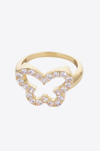 Load image into Gallery viewer, Rhinestone Butterfly-Shaped Ring
