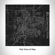 Load image into Gallery viewer, BLOOMINGTON Illinois Map Tumbler in Matte Black
