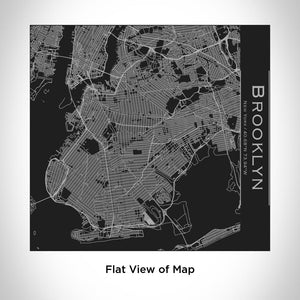 BROOKLYN New York Map Tumbler in Matte Black