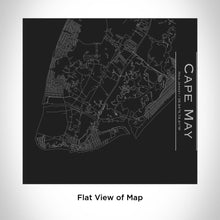 Load image into Gallery viewer, CAPE MAY New Jersey Map Tumbler in Matte Black