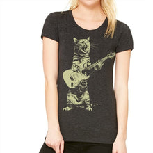 Load image into Gallery viewer, CAT ROCK T-shirt (Women's Size Only)