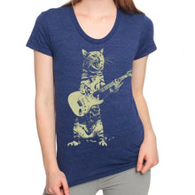 Load image into Gallery viewer, CAT ROCK T-shirt (Women's Size Only)