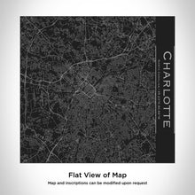 Load image into Gallery viewer, CHARLOTTE North Carolina Map Tumbler in Matte Black