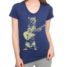 Load image into Gallery viewer, CAT ROCK T-shirt (Women's Size Only)