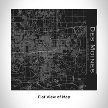 Load image into Gallery viewer, DES MOINES Iowa Map Tumbler in Matte Black