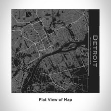 Load image into Gallery viewer, DETROIT Michigan Map Tumbler in Matte Black