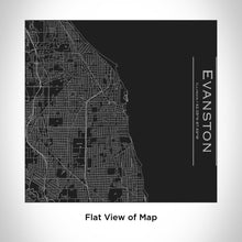 Load image into Gallery viewer, EVANSTON Illinois Map Tumbler in Matte Black