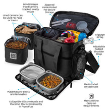 Load image into Gallery viewer, PET TRAVEL Week Away Bag (Med/Lg Dogs)