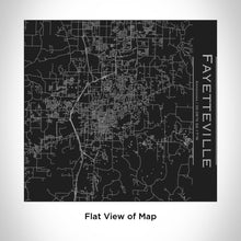 Load image into Gallery viewer, FAYETTEVILLE Arkansas Map Tumbler in Matte Black