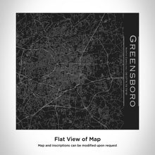Load image into Gallery viewer, GREENSBORO North Carolina Map Tumbler in Matte Black