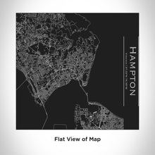 Load image into Gallery viewer, HAMPTON Virginia Map Tumbler in Matte Black