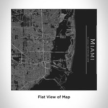 Load image into Gallery viewer, MIAMI Florida Map Tumbler in Matte Black