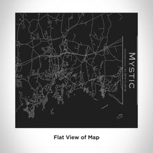 Load image into Gallery viewer, MYSTIC Connecticut Map Tumbler in Matte Black