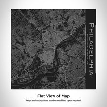 Load image into Gallery viewer, PHILDELPHIA Pennsylvania Map Tumbler in Matte Black