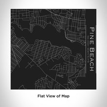 Load image into Gallery viewer, PINE BEACH New Jersey Engraved Map Tumbler in Matte Black