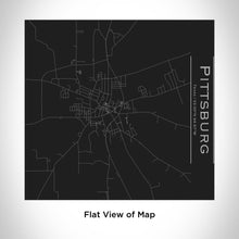 Load image into Gallery viewer, PITTSBURG Texas Map Tumbler in Matte Black