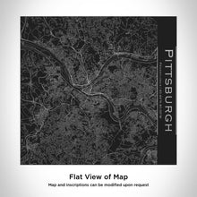 Load image into Gallery viewer, PITTSBURGH Pennsylvania Map Tumbler in Matte Black