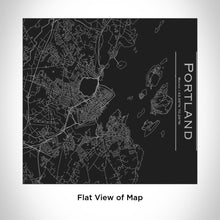 Load image into Gallery viewer, PORTLAND Maine Map Tumbler in Matte Black