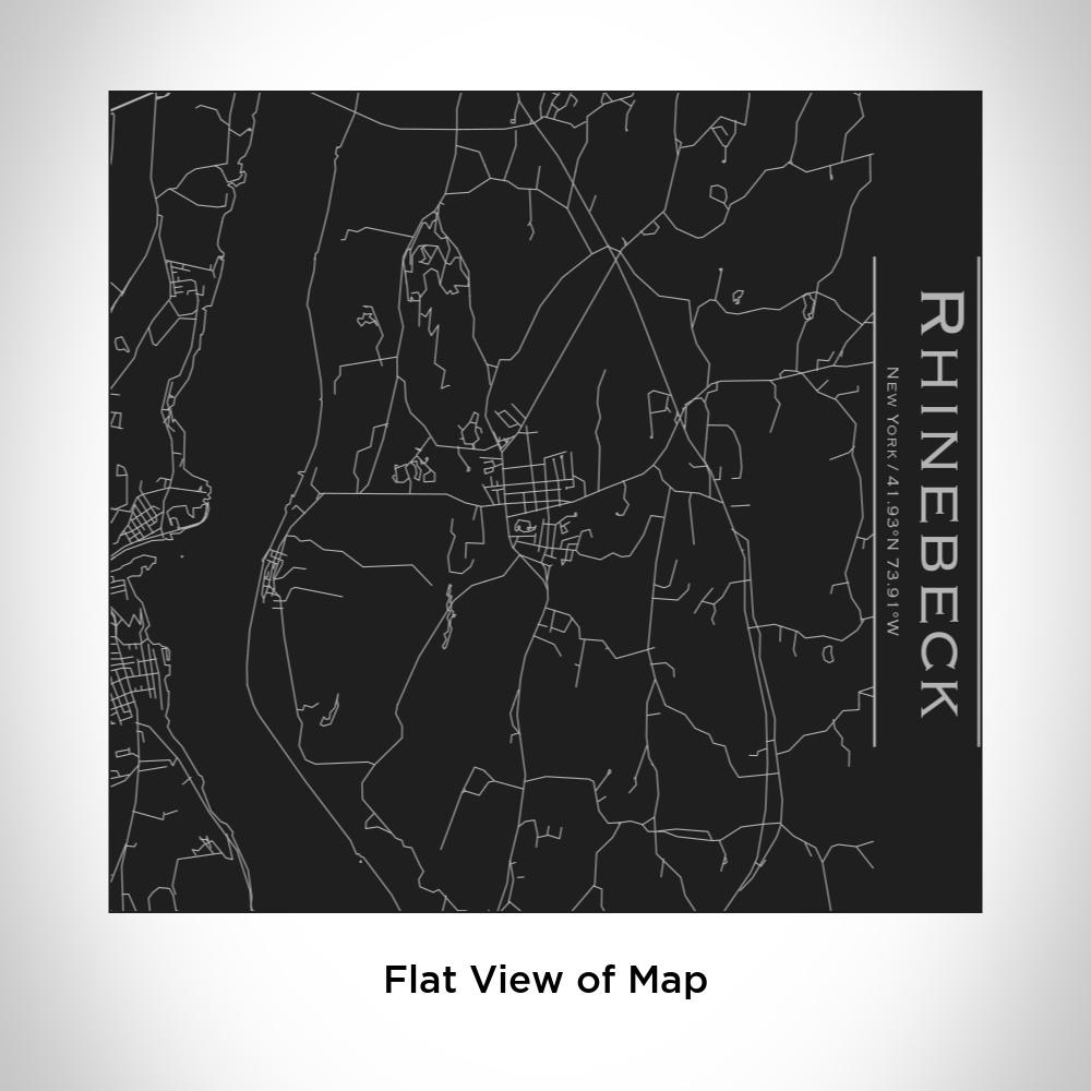 LACONA SUPPLY RHINEBECK New York Map Tumbler in Matte Black