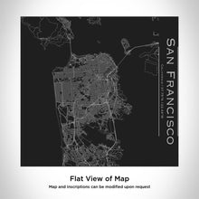 Load image into Gallery viewer, SAN FRANCISCO California Map Tumbler in Matte Black