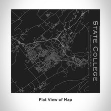 Load image into Gallery viewer, STATE COLLEGE Pennsylvania Map Tumbler in Matte Black