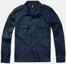 Load image into Gallery viewer, LONG SLEEVE CAMP SHIRT in Black, Olive or Navy
