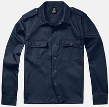 Load image into Gallery viewer, LONG SLEEVE CAMP SHIRT in Black, Olive or Navy