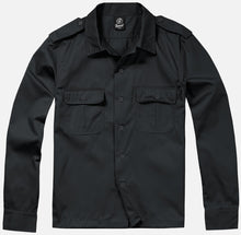 Load image into Gallery viewer, LONG SLEEVE CAMP SHIRT in Black, Olive or Navy