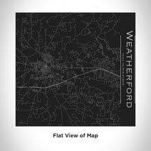 Load image into Gallery viewer, WEATHERFORD Texas Map Tumbler in Matte Black