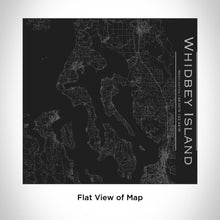 Load image into Gallery viewer, WHIDBEY ISLAND Washington Map Tumbler in Matte Black