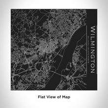 Load image into Gallery viewer, WILMINGTON Delaware Map Tumbler in Matte Black