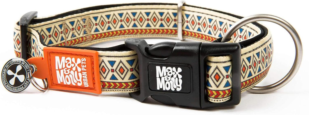 MOSAIC Max & Molly Urban Pets Smart ID Dog Collar - Soft Neoprene, QR Tag (NEW)