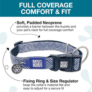 MYKONOS Max & Molly Urban Pets Smart ID Dog Collar - Soft Neoprene, QR Tag (NEW)
