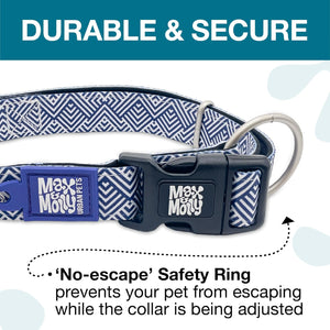 MYKONOS Max & Molly Urban Pets Smart ID Dog Collar - Soft Neoprene, QR Tag (NEW)