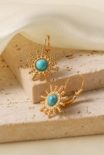 Load image into Gallery viewer, 18K Gold Plated Sun-Shaped Earrings

