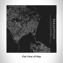 Load image into Gallery viewer, HAMPTON Virginia Map Tumbler in Matte Black
