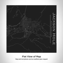 Load image into Gallery viewer, JACKSON HOLE Wyoming Map Tumbler in Matte Black
