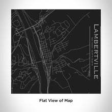 Load image into Gallery viewer, LAMBERTVILLE New Jersey Engraved Map Tumbler in Matte Black
