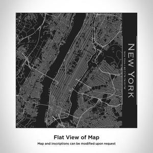 NEW YORK New York Map Tumbler in Matte Black