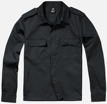 Load image into Gallery viewer, LONG SLEEVE CAMP SHIRT in Black, Olive or Navy
