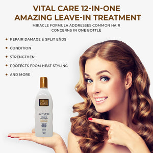 Vital Care 12-in-ONE Amazing Keratin-Enriched Leave-In Treatment - Conditioner