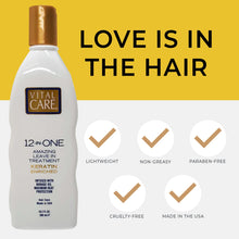 Load image into Gallery viewer, Vital Care 12-in-ONE Amazing Keratin-Enriched Leave-In Treatment - Conditioner
